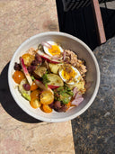 Niçoise Salad with Salad for President Lemon Poppy Dressing
