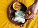 Summer Rolls with Miso Ginger Peanut Sauce