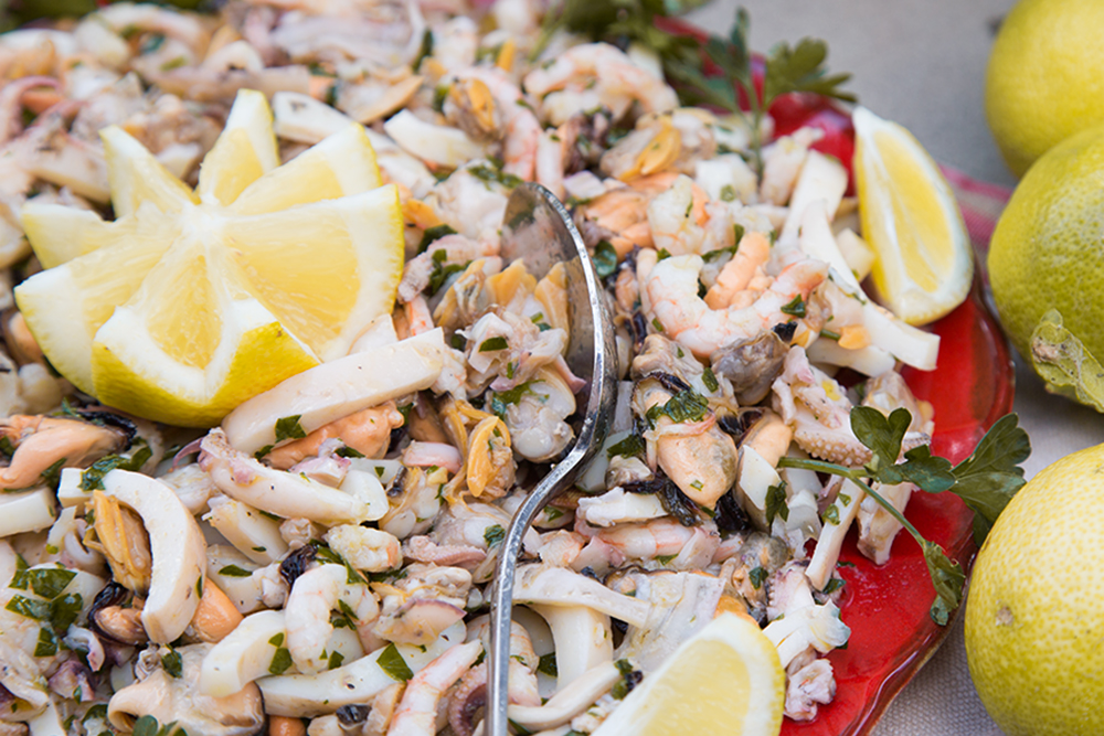 Angela’s Tuscan Style Seafood Salad
